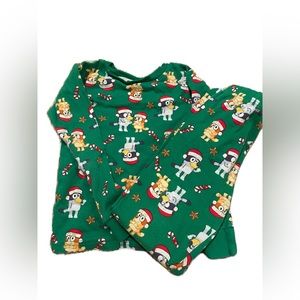 Bluey Toddler Christmas two piece pajama set